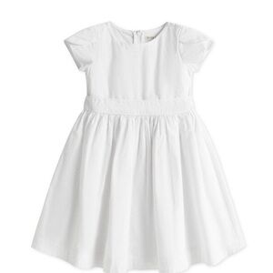 Elegant White Girls Dress (organic cotton)